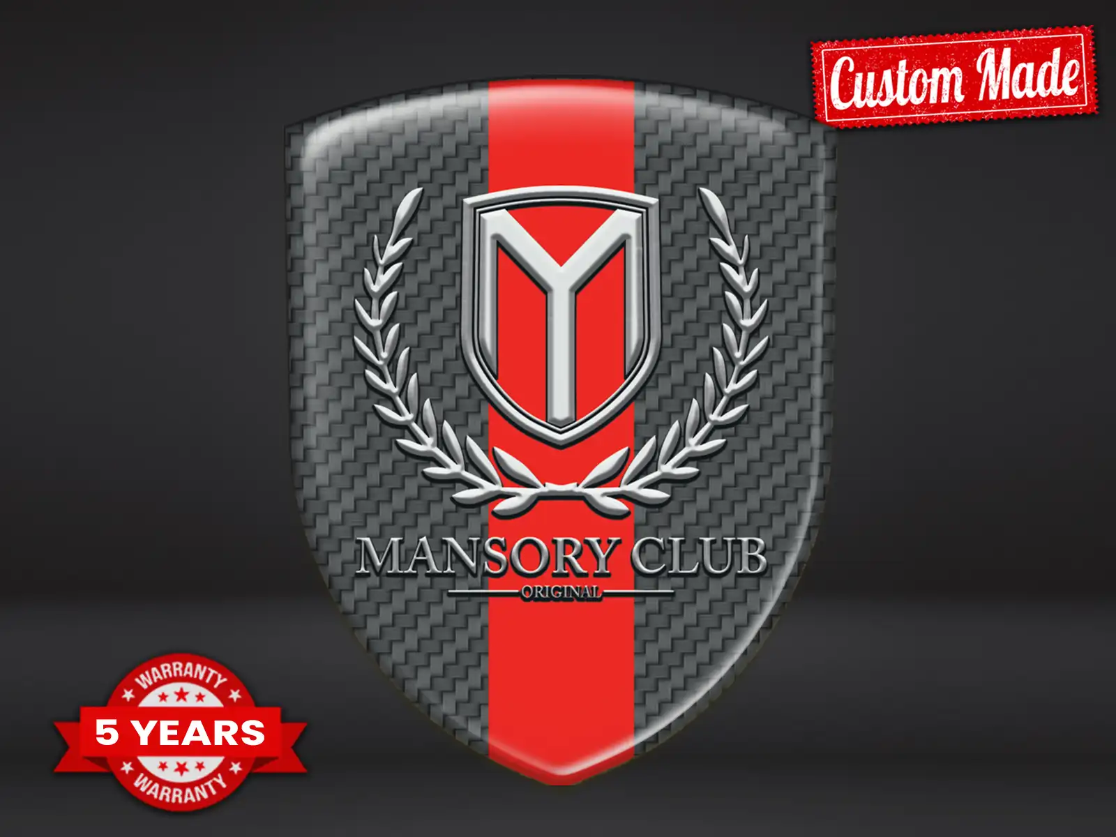 Mansory Personalisierte Logosticker Stilvoll Robust Anpassbar